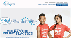 Desktop Screenshot of marylandortho.com